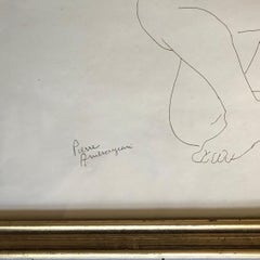 French, c.1930s, Pen and Ink Drawing