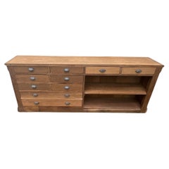 French Cabinet in oak early 20th