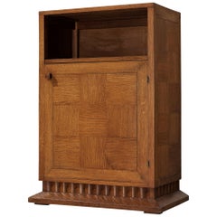 Retro French Cabinet with Oak Inlay