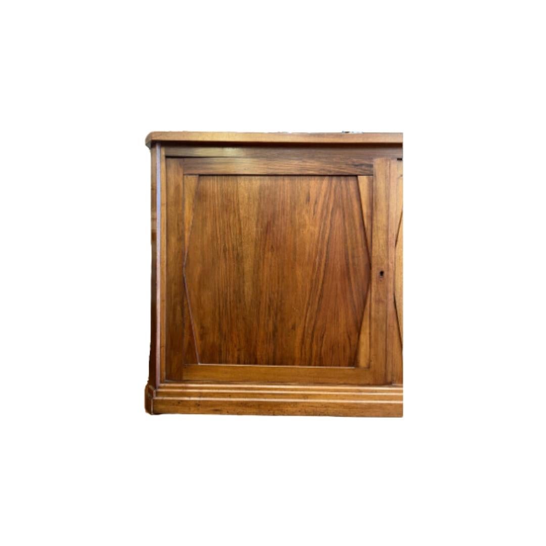 French Cabinet with Tambour Doors, c. 1940 In Good Condition For Sale In Brooklyn, NY
