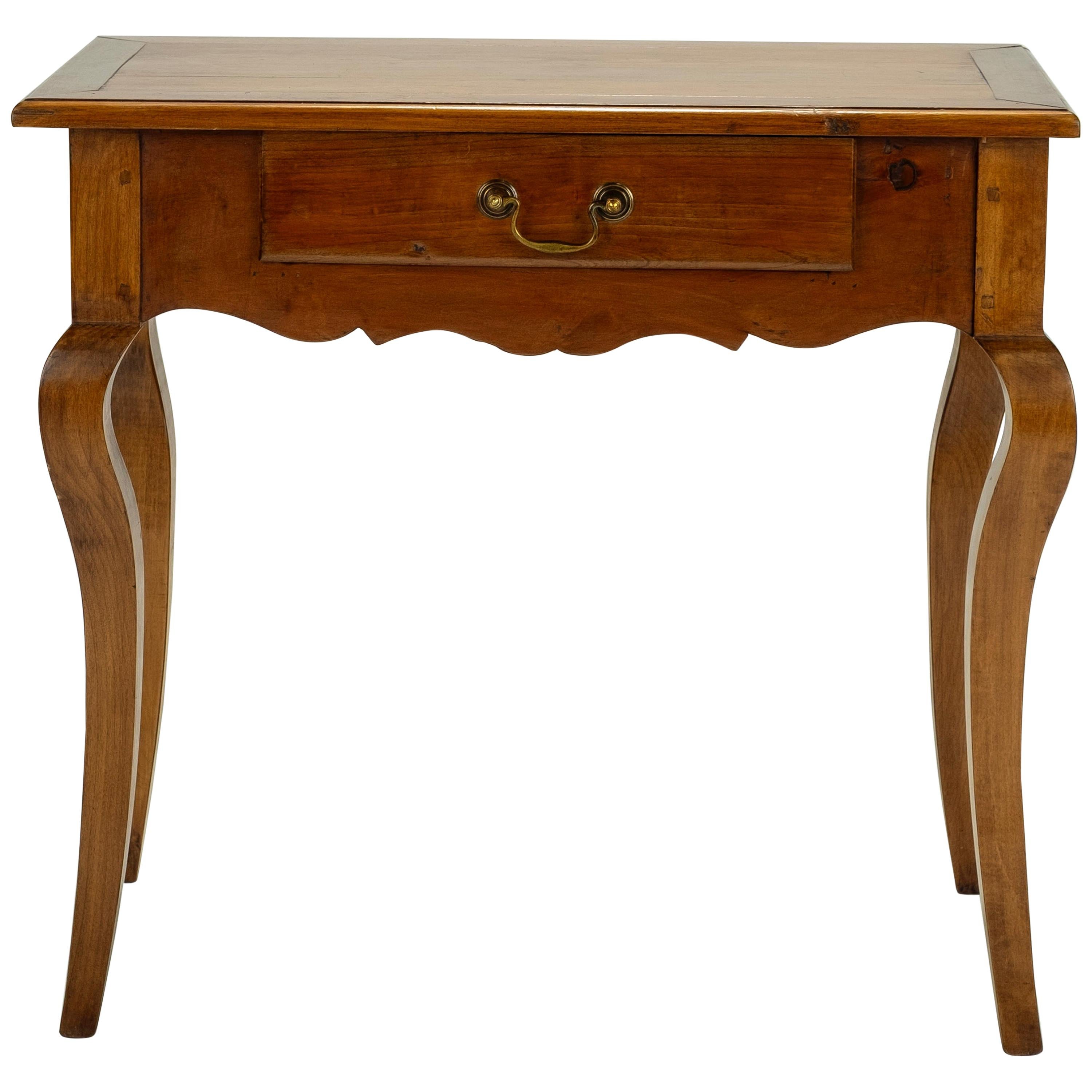 French Cabriole Leg Side Table
