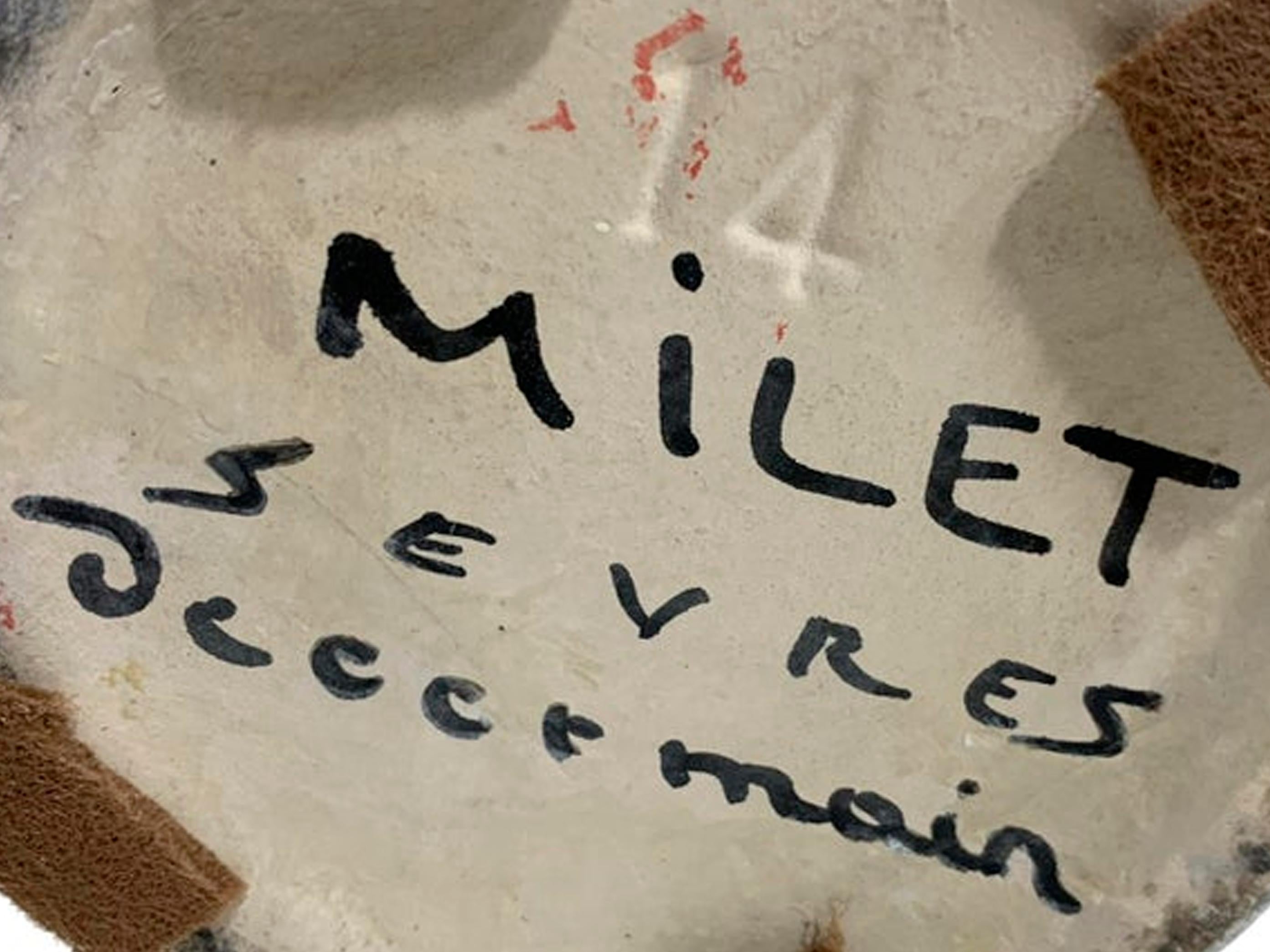 Cache Pot francese firmato Millet, anni '50 circa in vendita 1