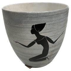 French Cache Pot Signed Millet, circa 1950s