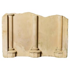 Antique French Caen Stone Architectural Fragment