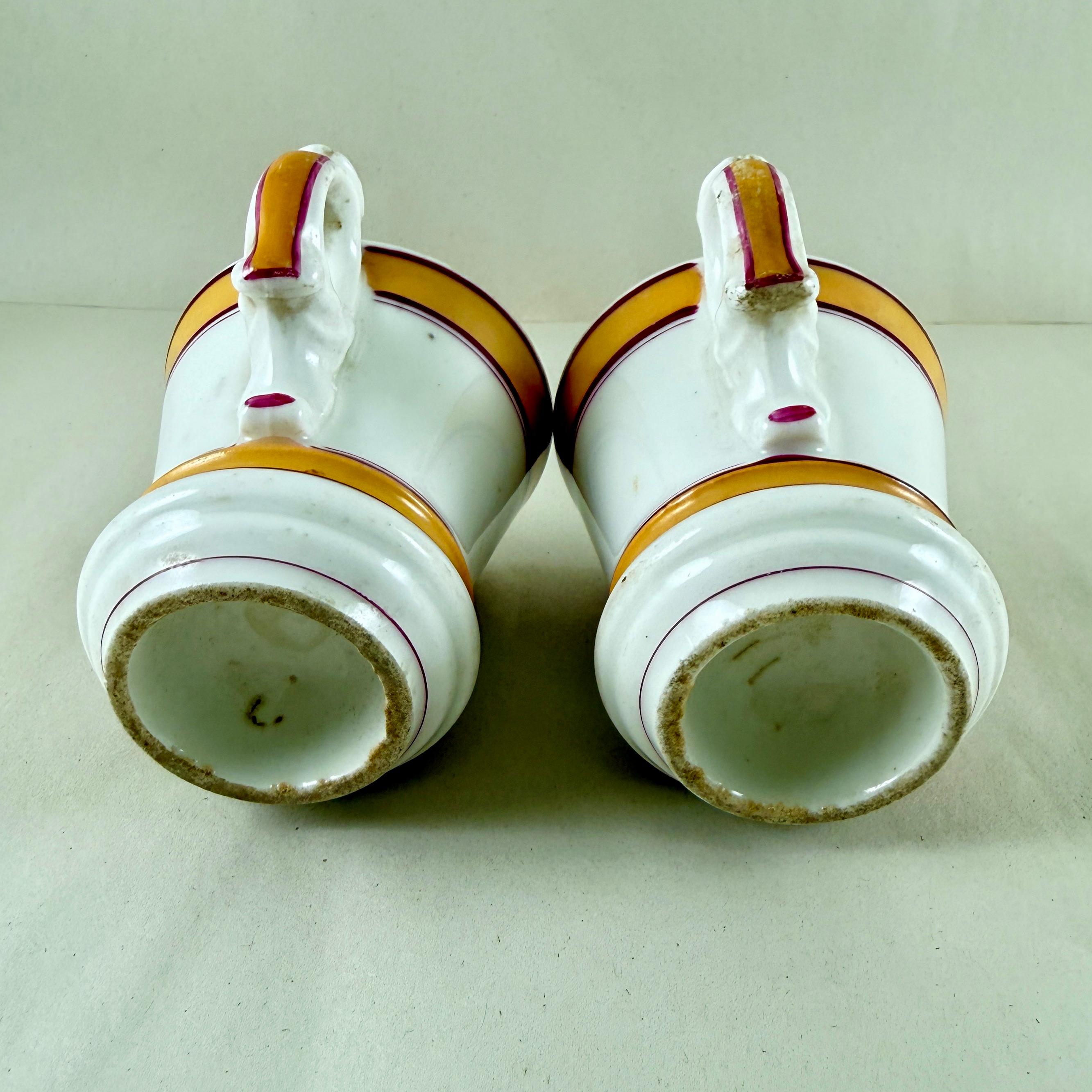 Französische Café Brûlot-Tassen, ein Paar im Angebot 1