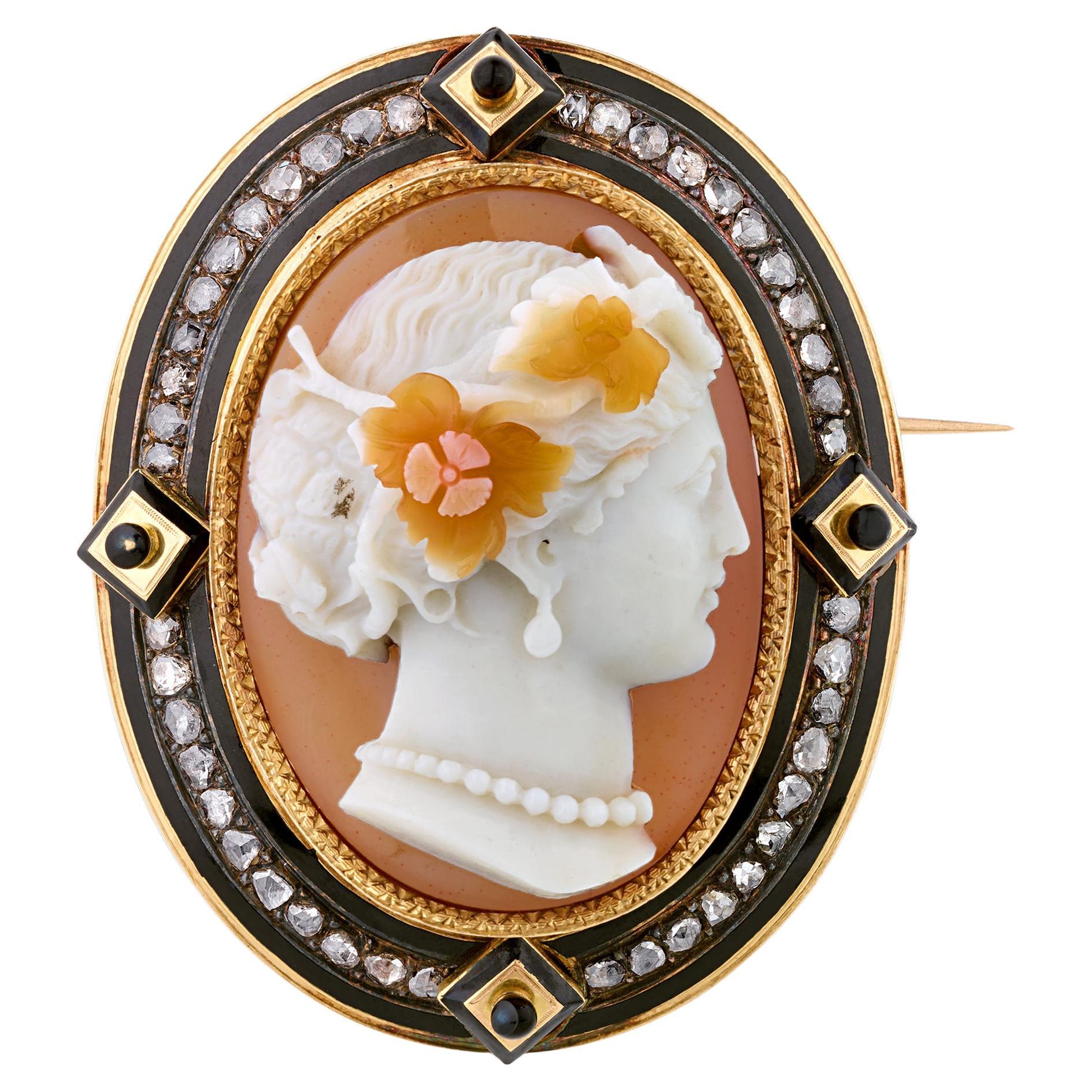 French Cameo Brooch