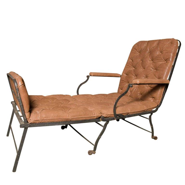 French Campaign Folding Chair For Sale