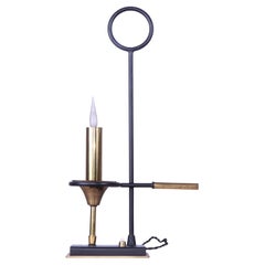 Lampe de table "chandelier" française