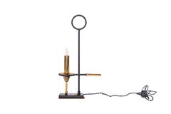 Lampe de table "chandelier" française