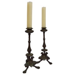 French Candlesticks Vintage Set of 2