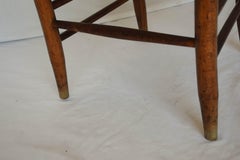Chaise d'enfant à siège en canne française
