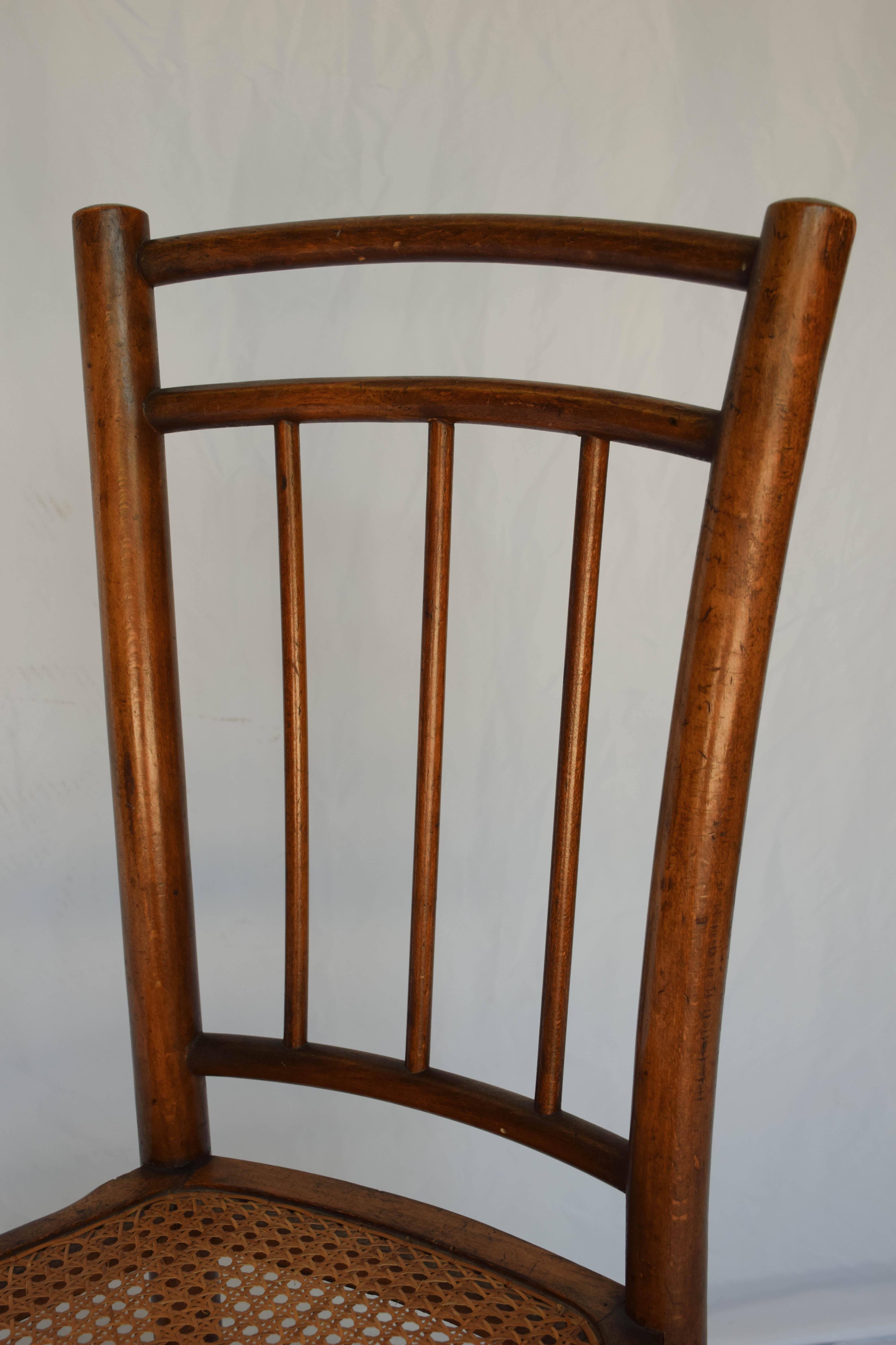 cane seated chairs