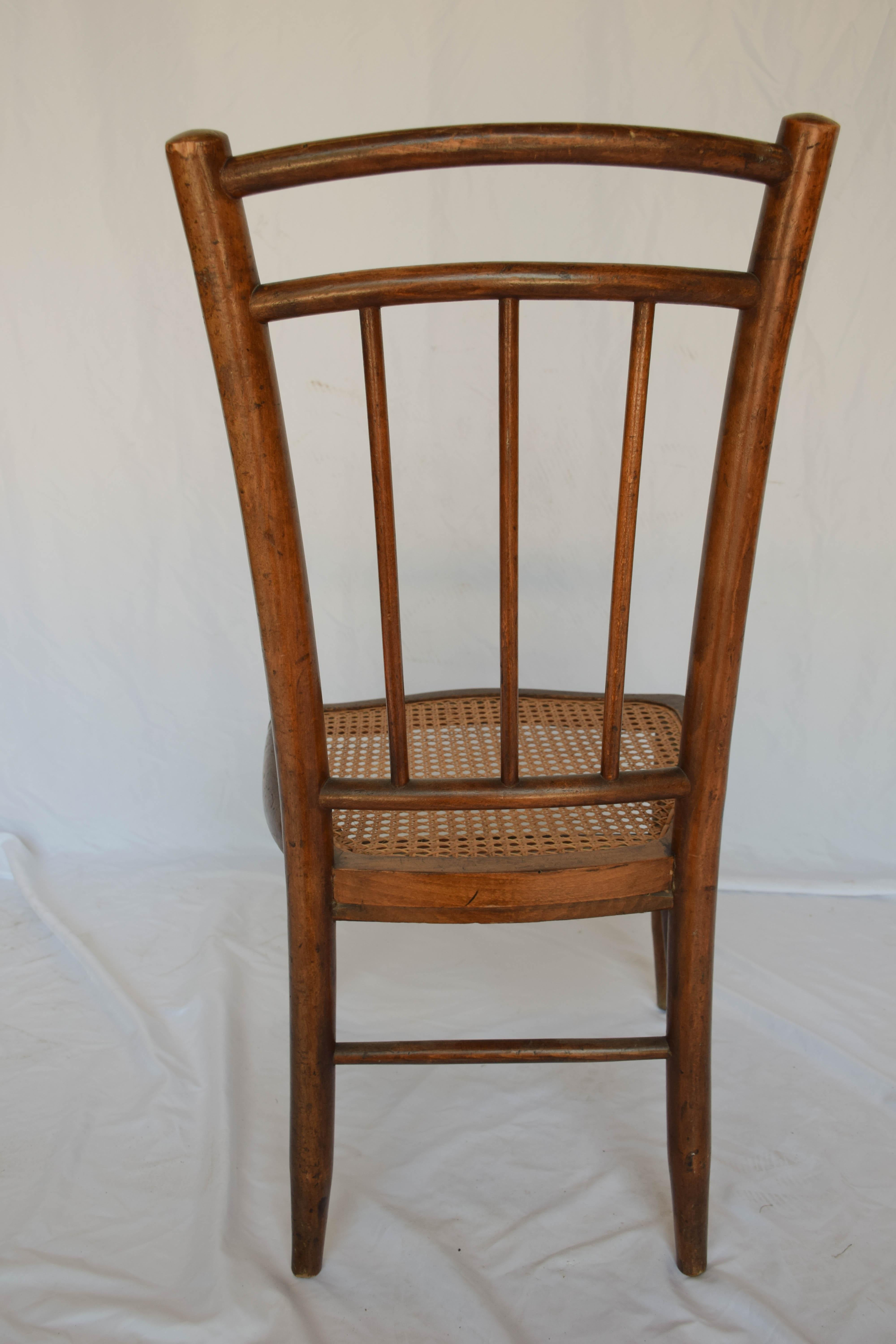 French Cane Seat Child's Chair In Good Condition In Houston, TX