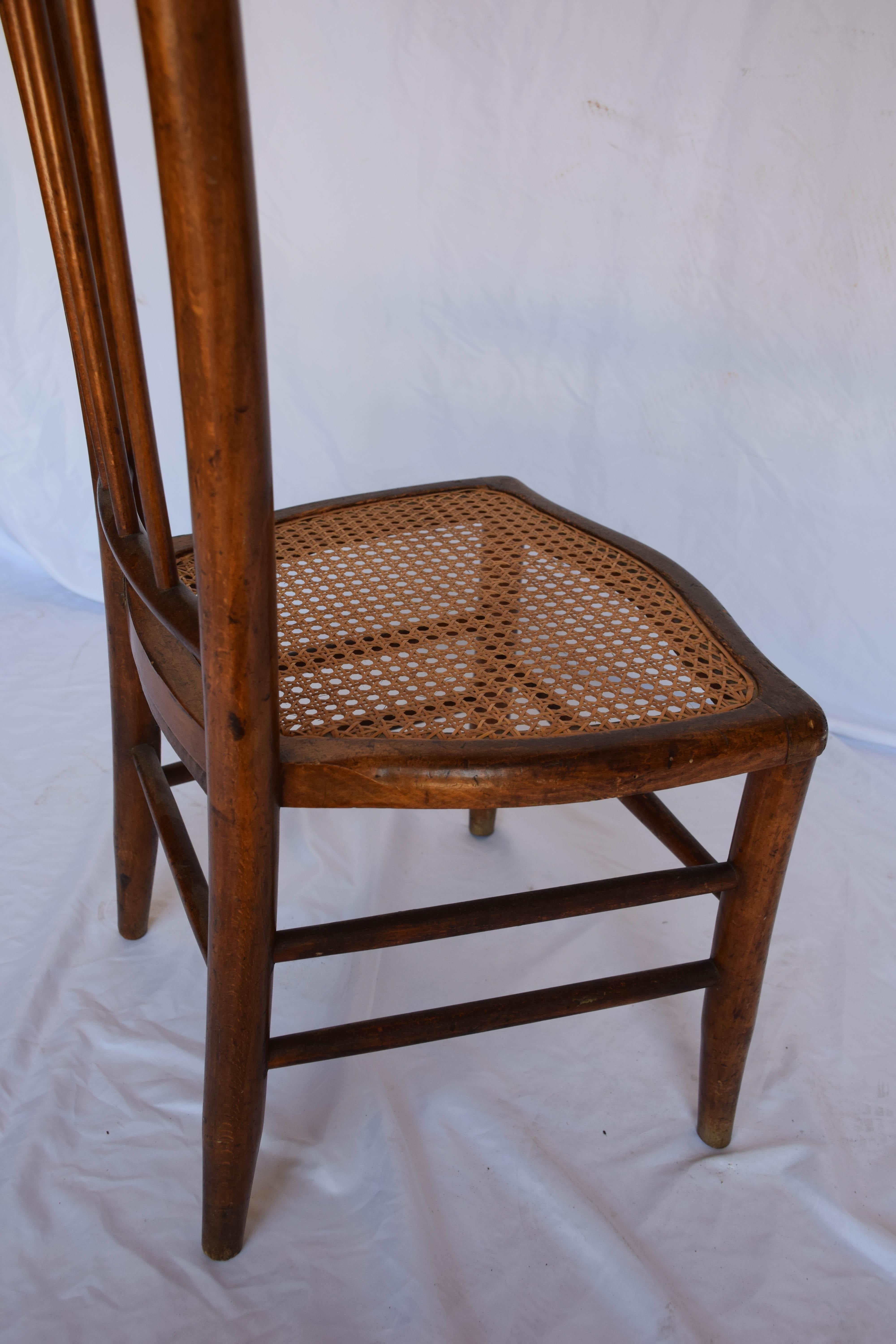 19th Century French Cane Seat Child's Chair