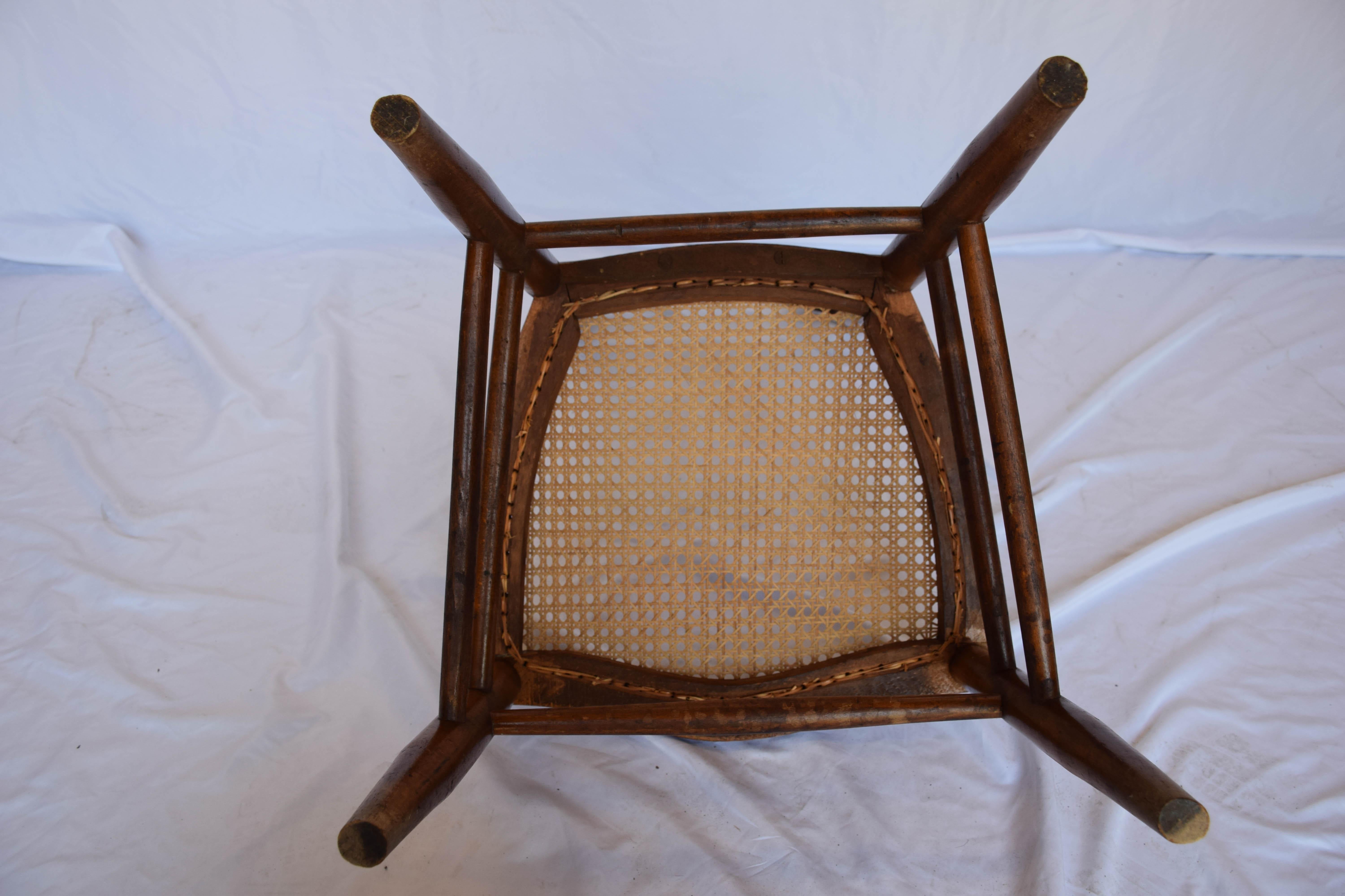 French Cane Seat Child's Chair 1
