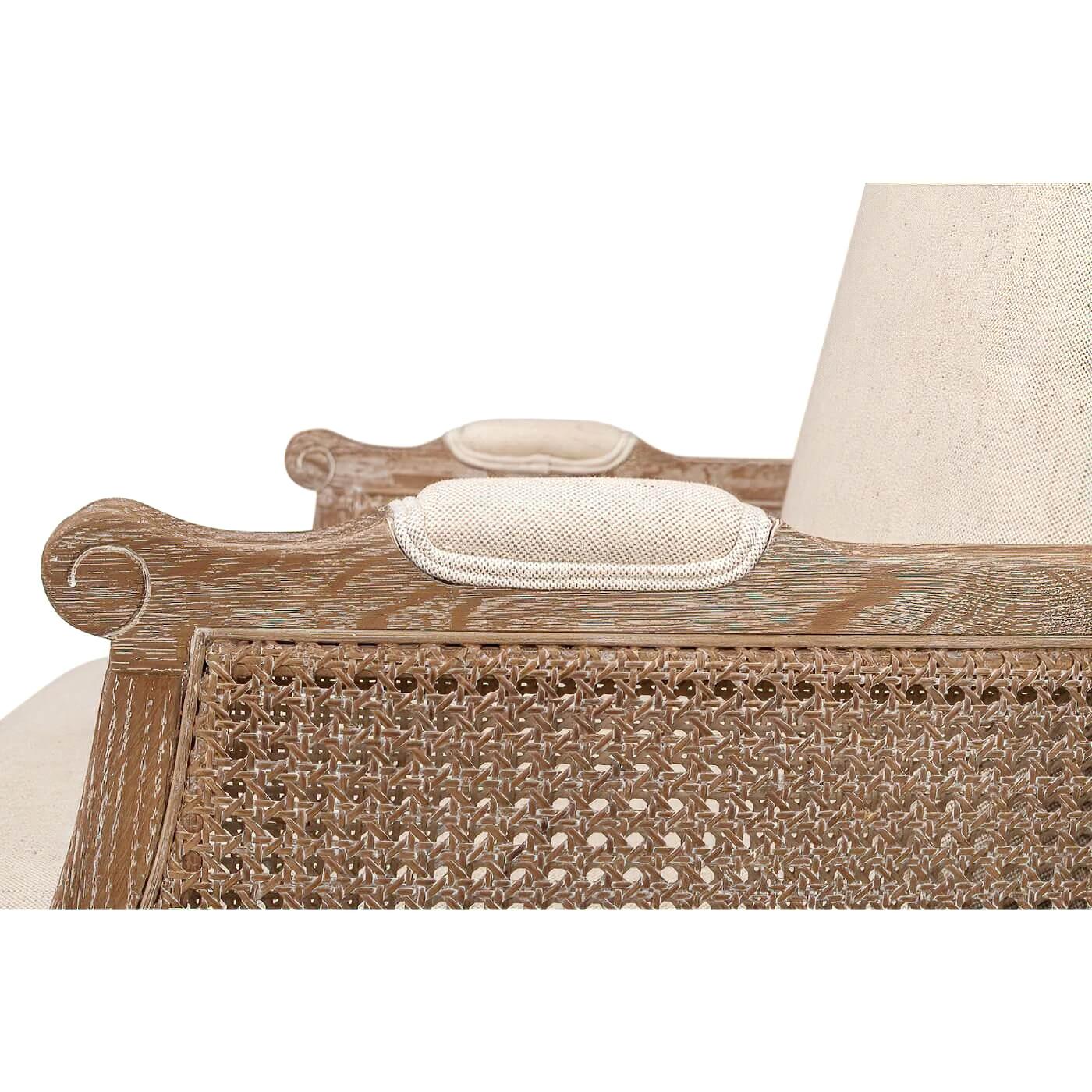 Poltrona francese con canne in vendita 3