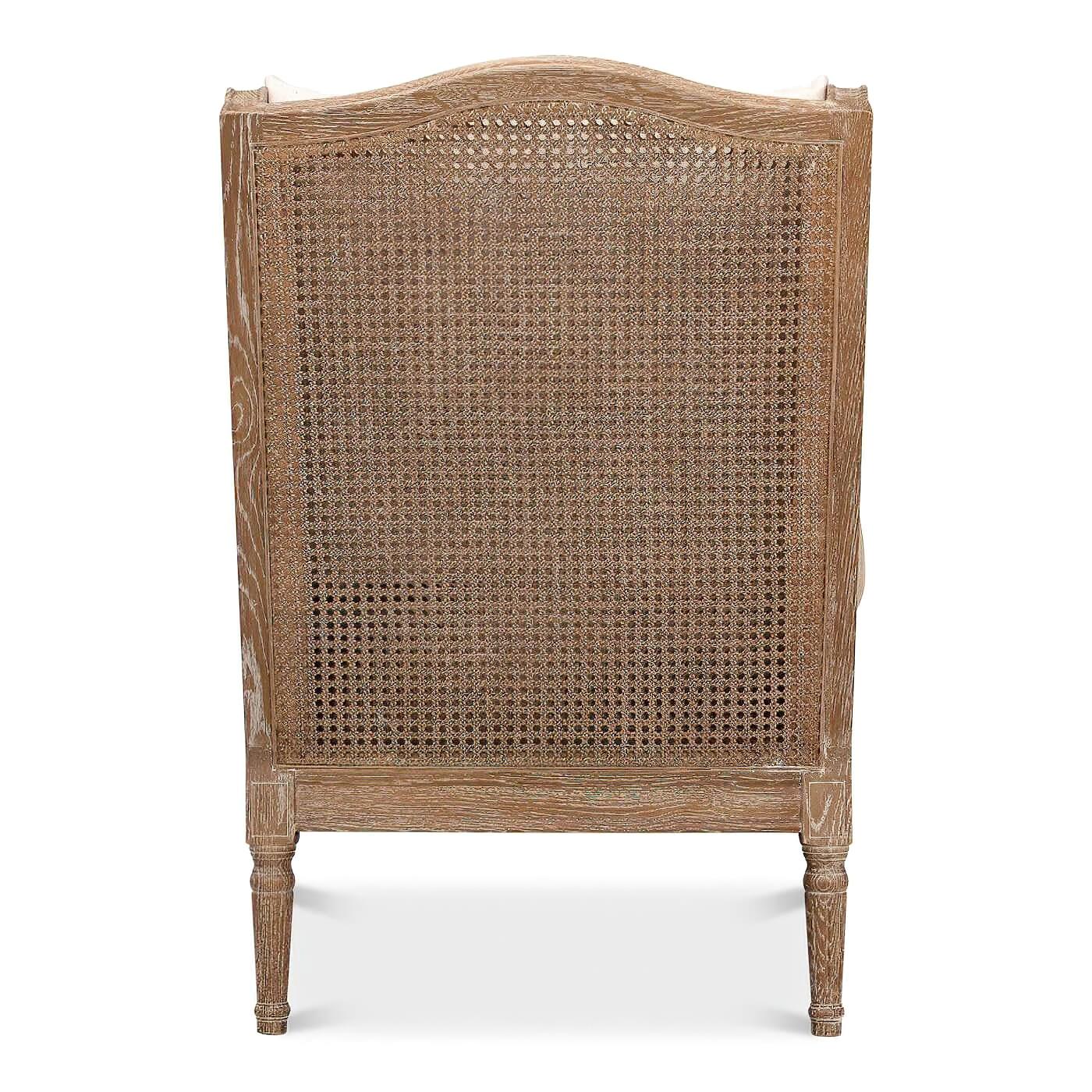 French Caned Armchair In New Condition For Sale In Westwood, NJ