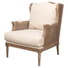 Antique French Caned Armchair