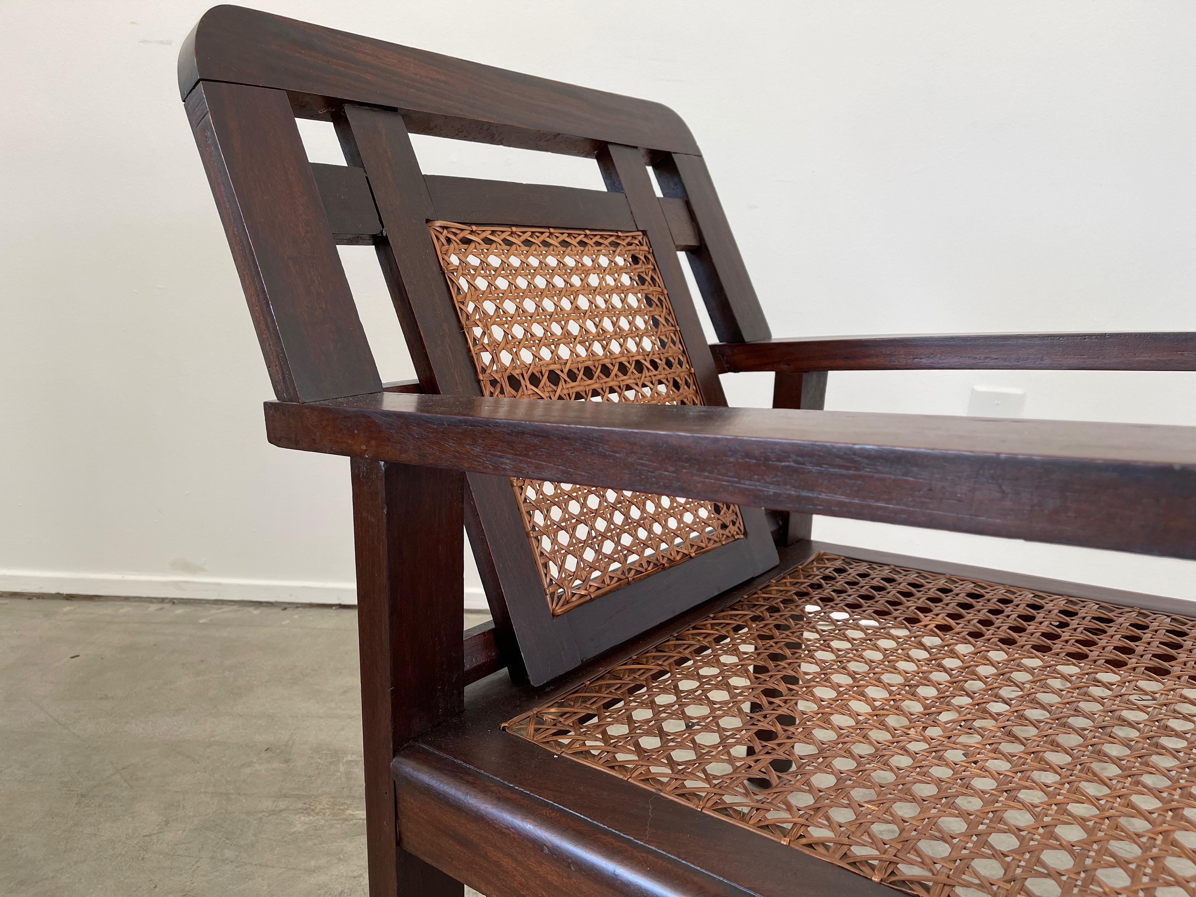 Mid-20th Century French Caned Chairs