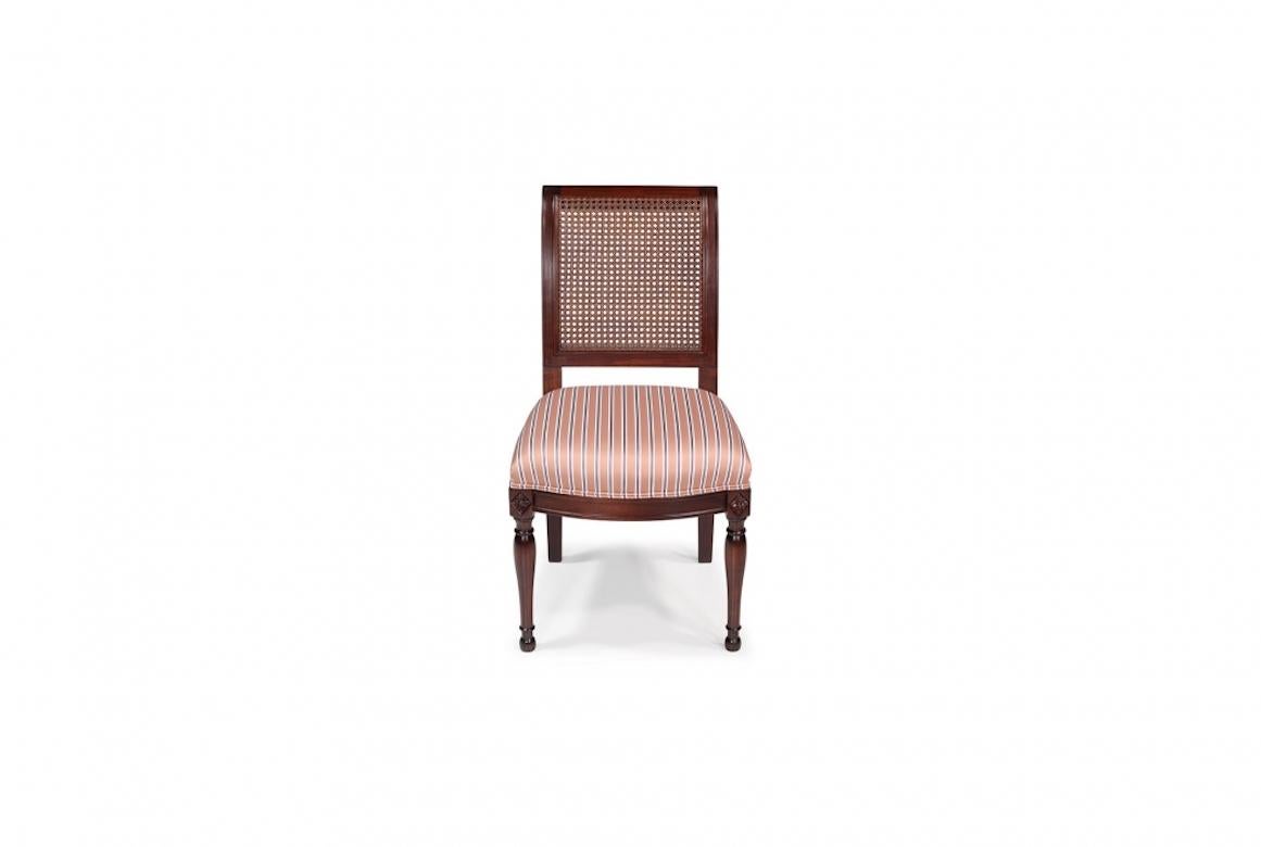 French Caned Directoire Dining Chair, 20th Century For Sale 2
