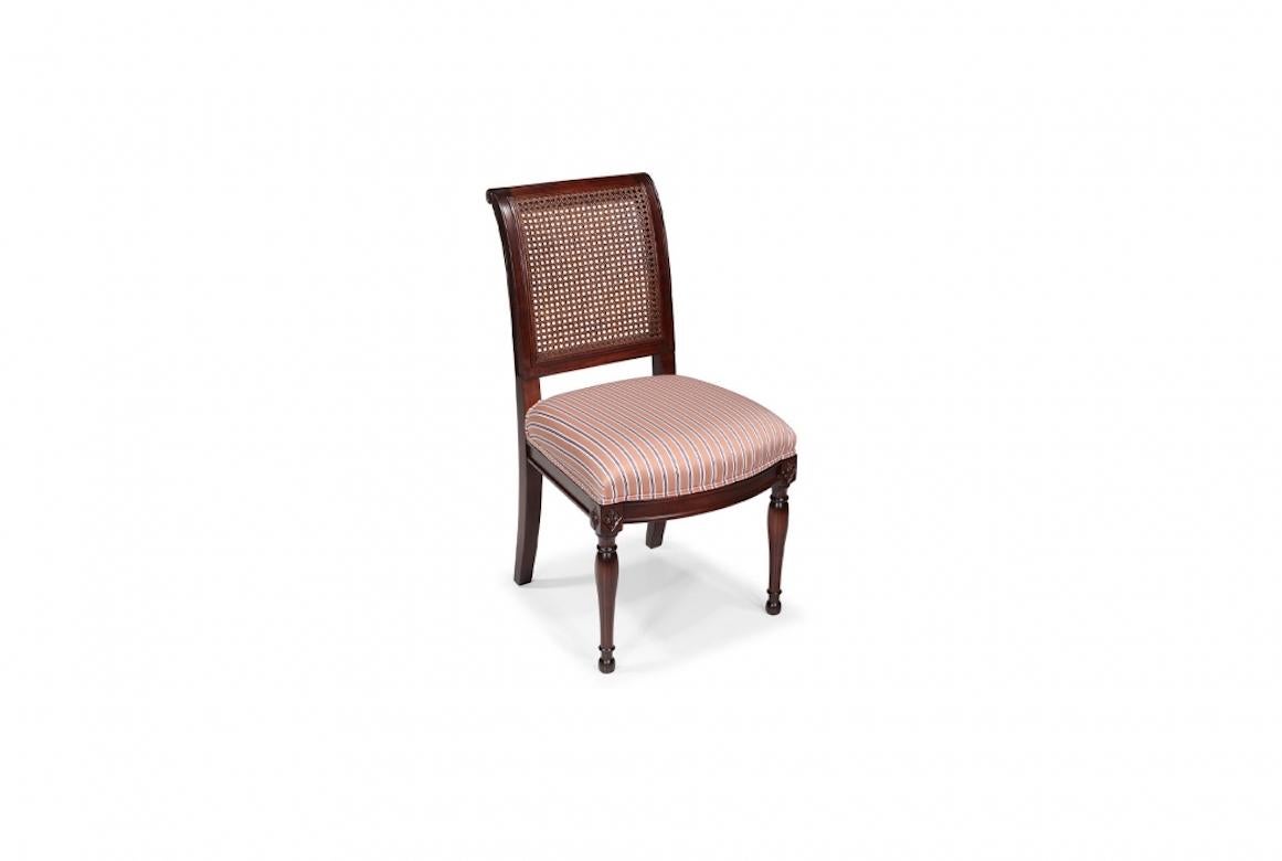 French Caned Directoire Dining Chair, 20th Century For Sale 3