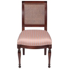French Caned Directoire Dining Chair, 20th Century