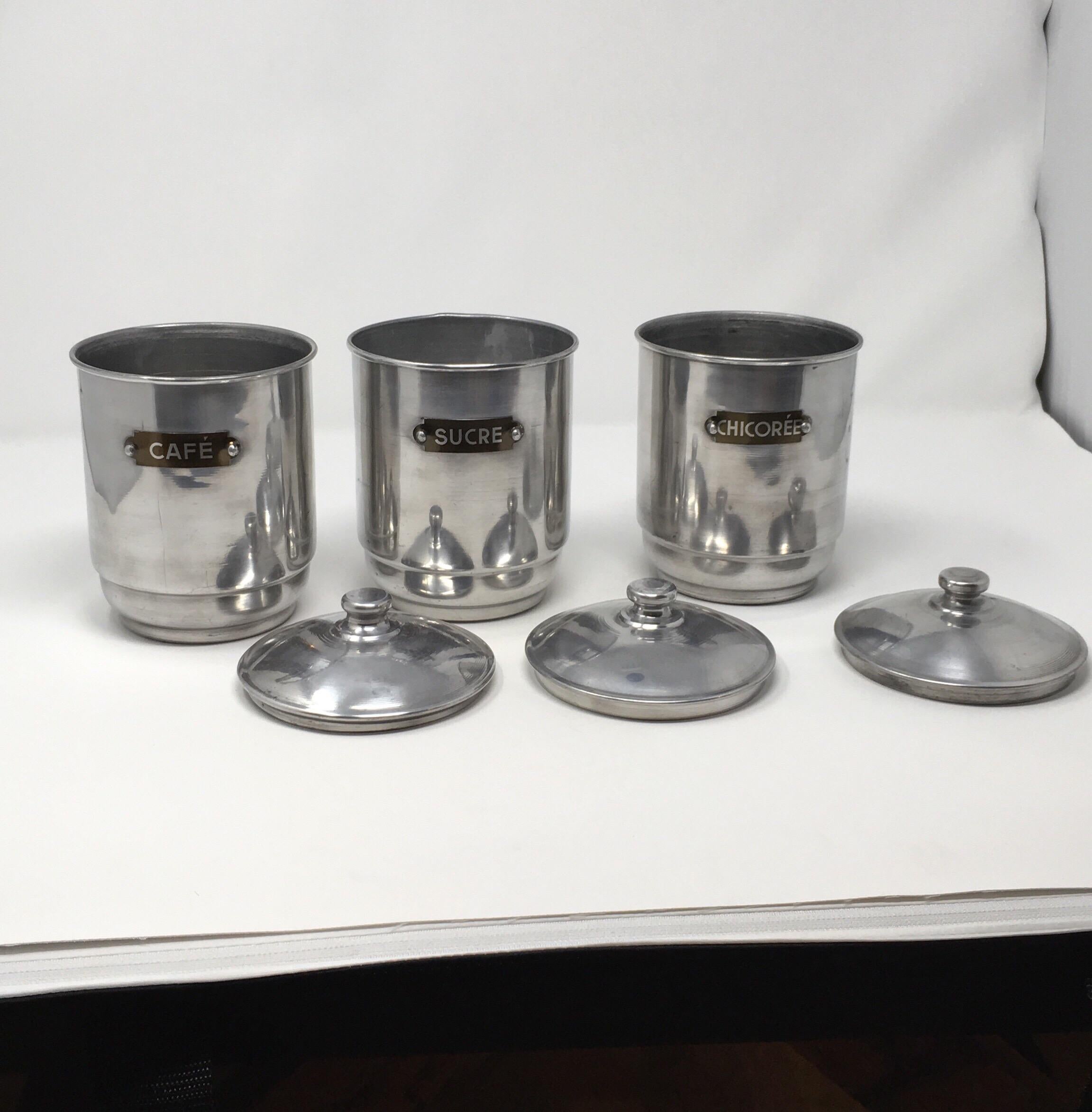 French Canister Set In Good Condition In Houston, TX