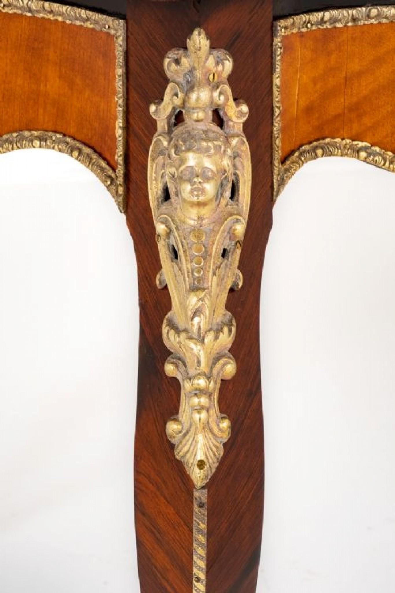 Table de jeu de cartes ancienne Empire de 1860 en vente 4