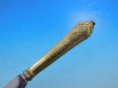 Französisches Cardeilhac 950 Silber Vermeil Besteckset Dessert 36 Pieces