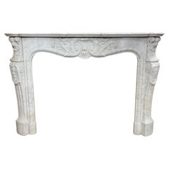 Antique French Carrara Marble