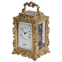 French Carriage Clock by H. Azur of Paris, circa 1890