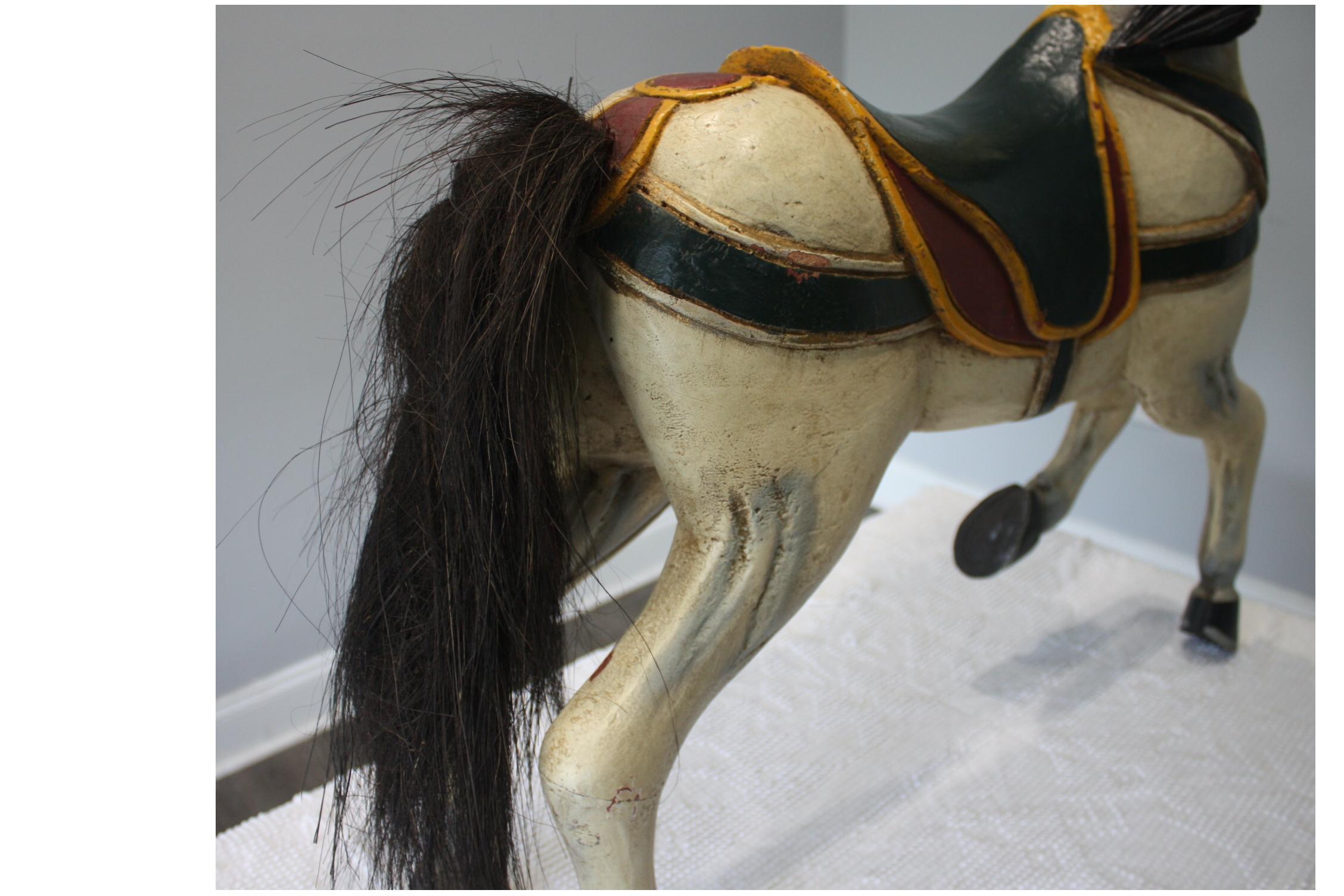 French Carrousel Painted Horse For Sale 8