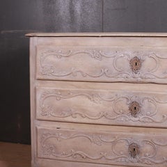 French Carved and Painted Commode