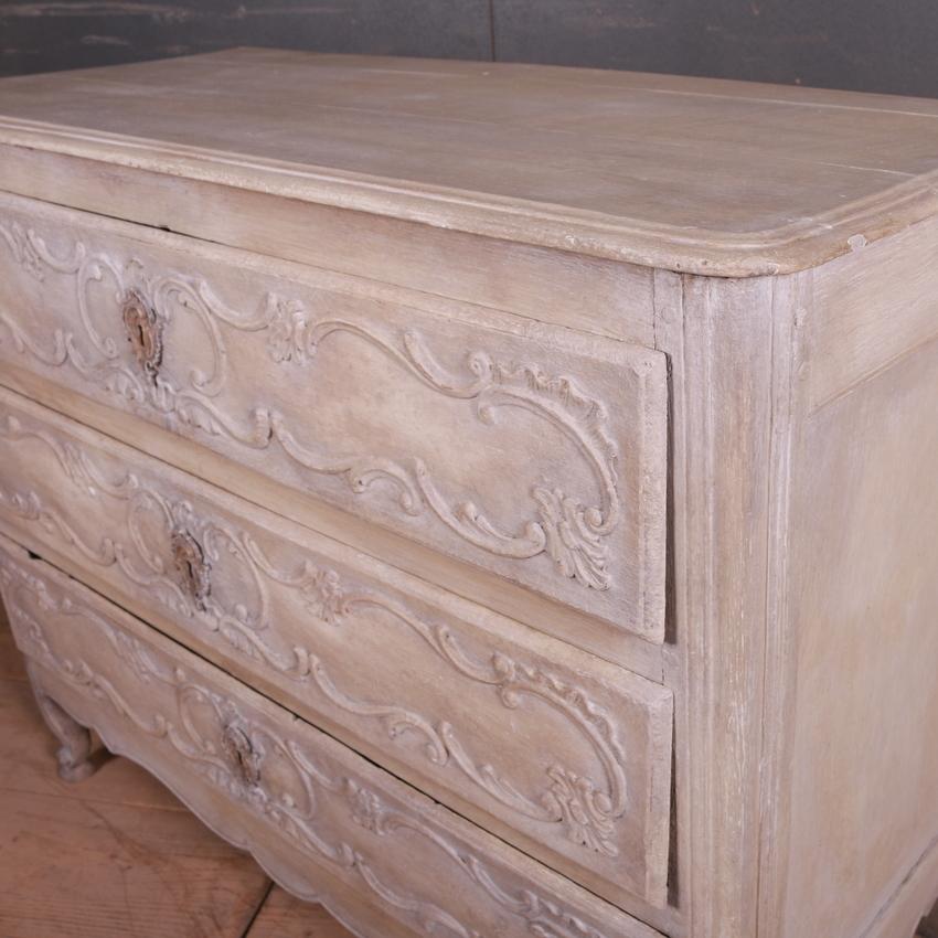 French Carved and Painted Commode For Sale 1