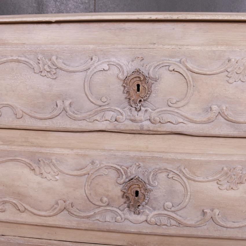 French Carved and Painted Commode For Sale 2