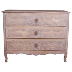 French Carved and Painted Commode