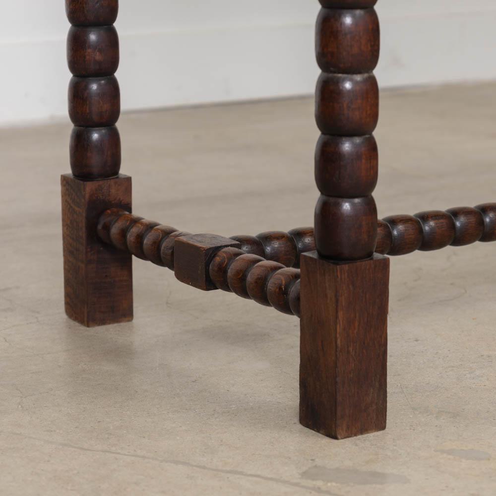French Carved Bobbin Wood Desk For Sale 6