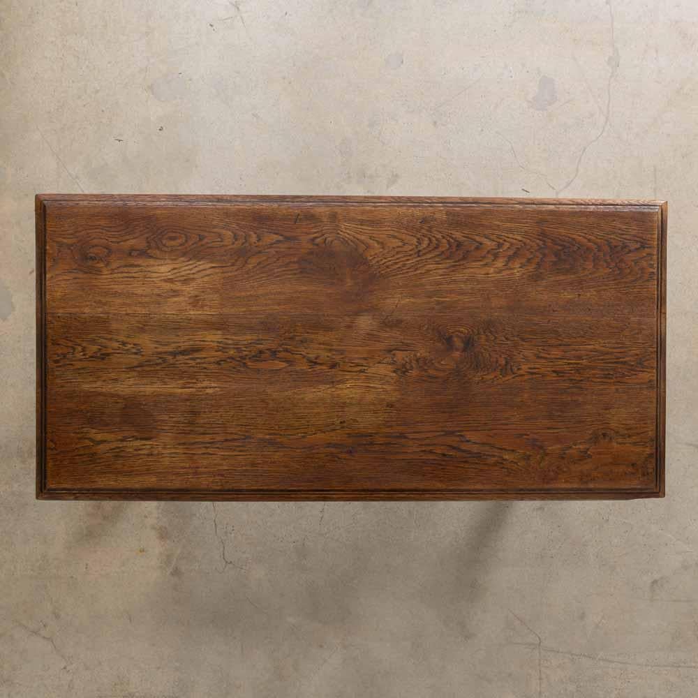 French Carved Bobbin Wood Desk For Sale 4