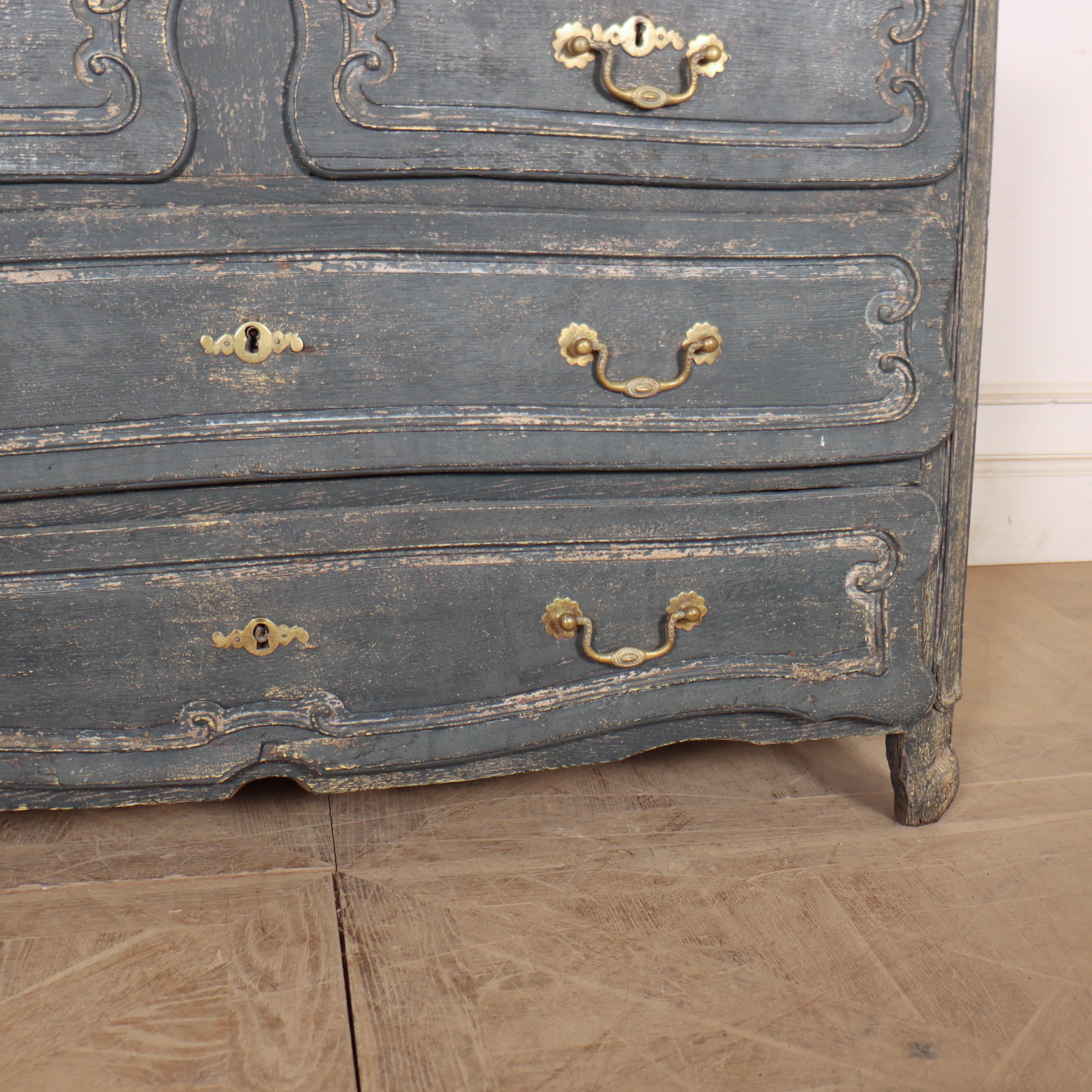 18th Century and Earlier French Carved Commode For Sale