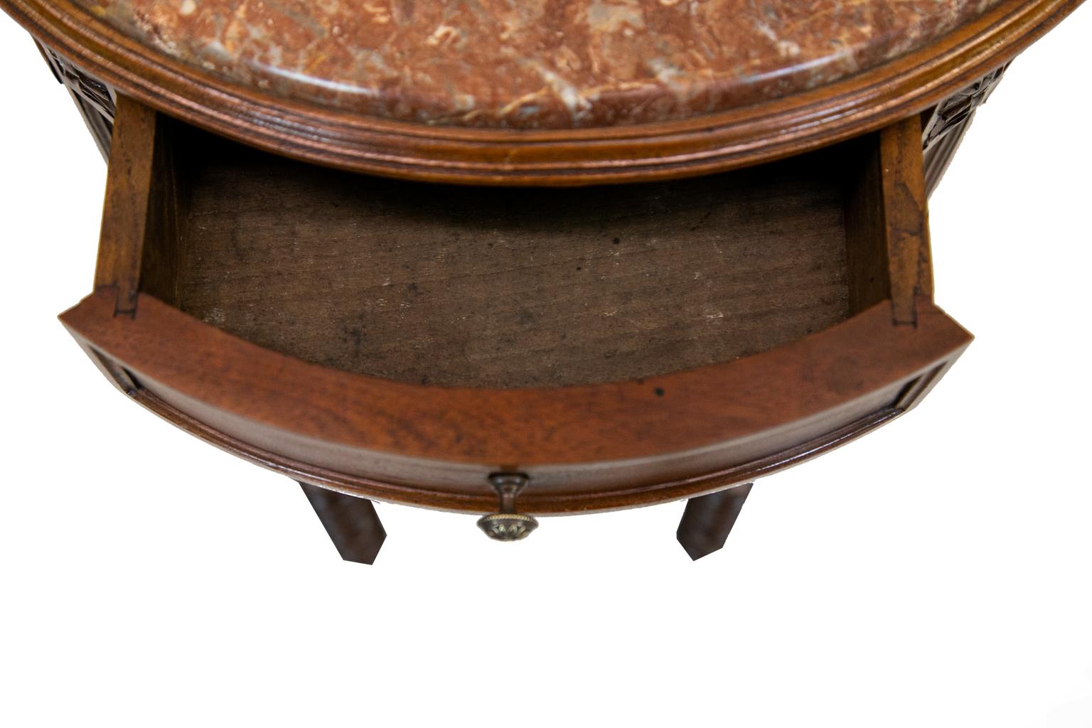 Late 19th Century French Carved Commode Stand For Sale
