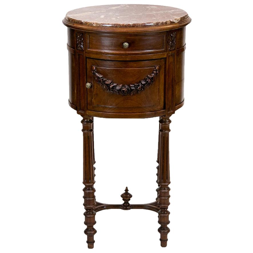 French Carved Commode Stand For Sale