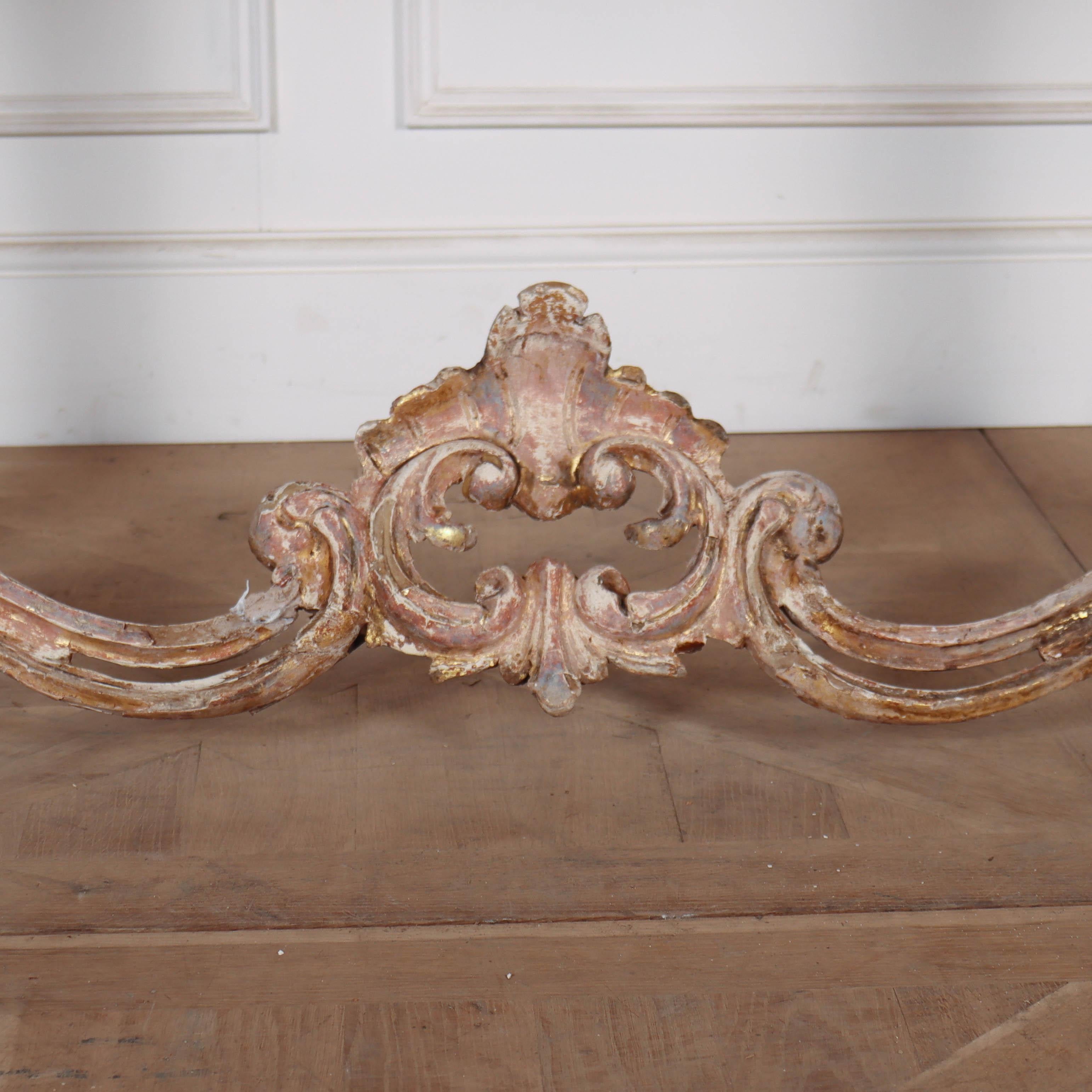 French Carved Console Table In Good Condition In Leamington Spa, Warwickshire