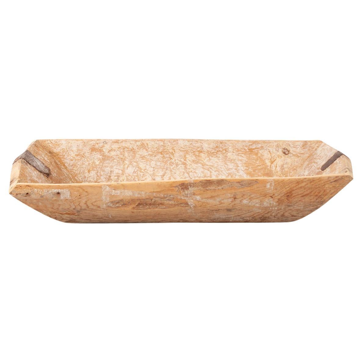 French Carved Dough Bowl