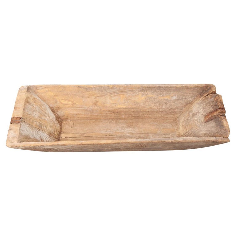 French Carved Dough Bowl For Sale at 1stDibs