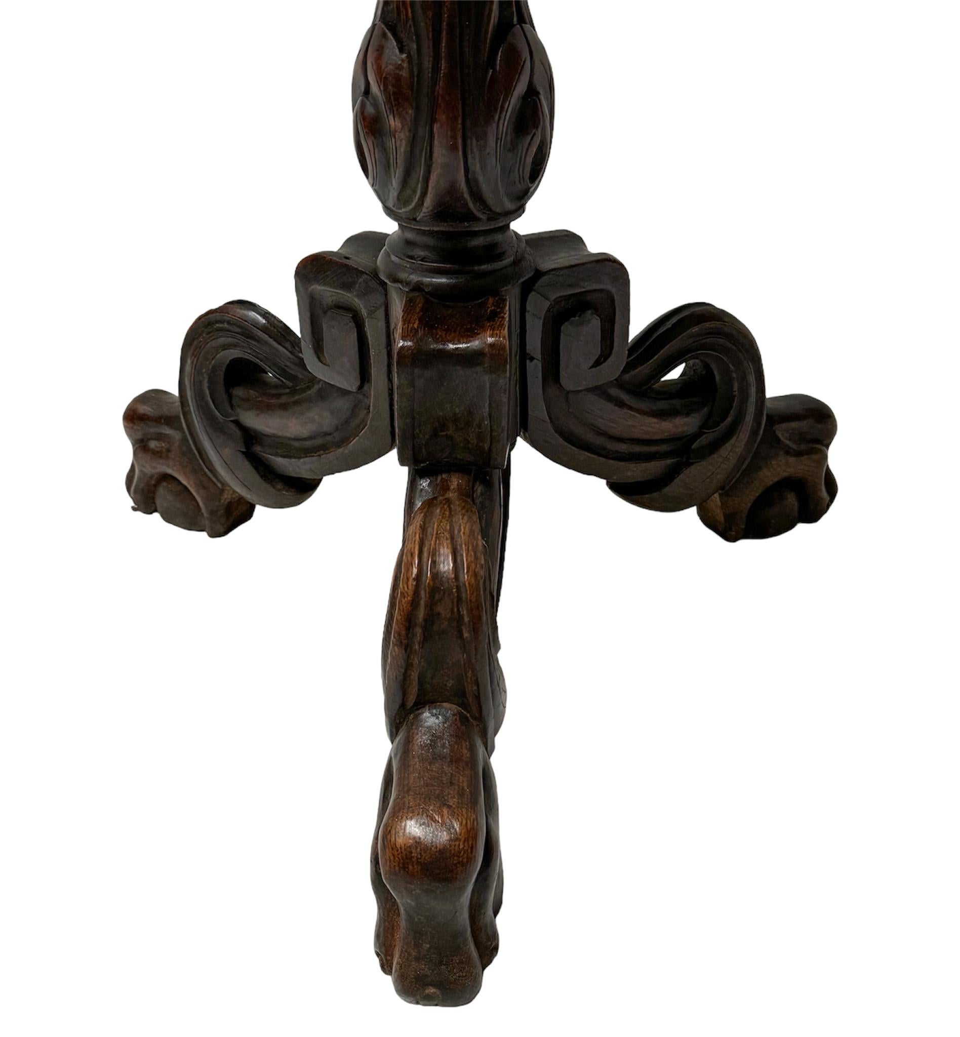 French Carved Fruitwood  Black Forest Planter or Jardiniiere, 1880s For Sale 4
