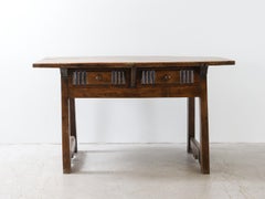 French Carved Fruitwood Table