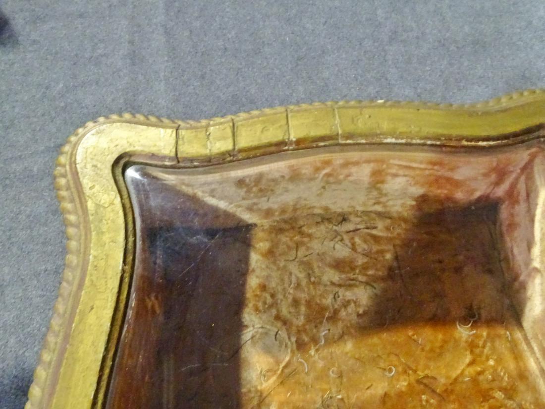 Walnut French Carved Gilded Louis XV Beveled Glass Display Table Vitrine, circa 1890