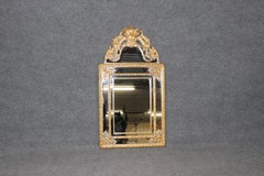French Carved Gilt George III Style Mirror C. 1950's