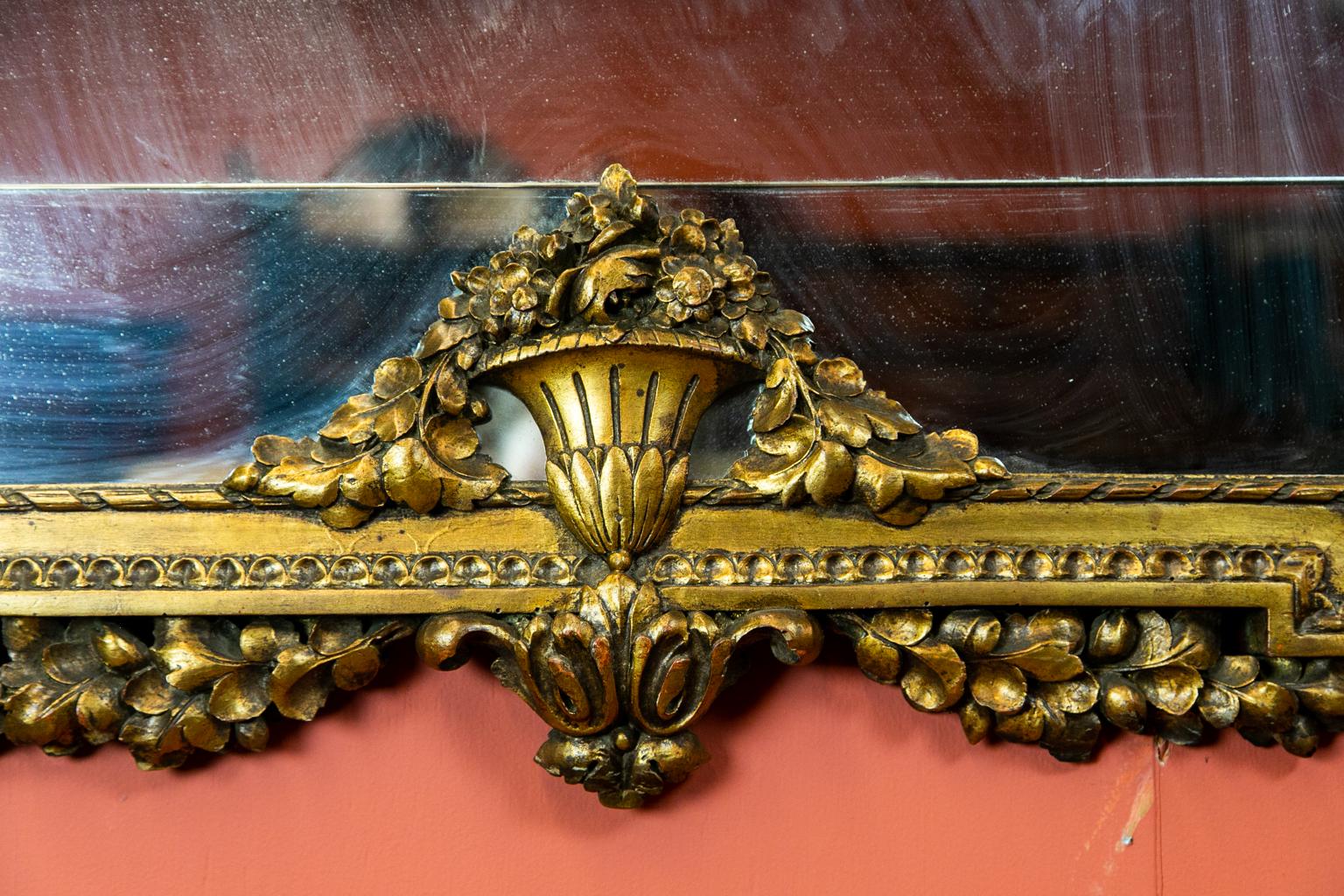 French Carved Gilt Mirror 2