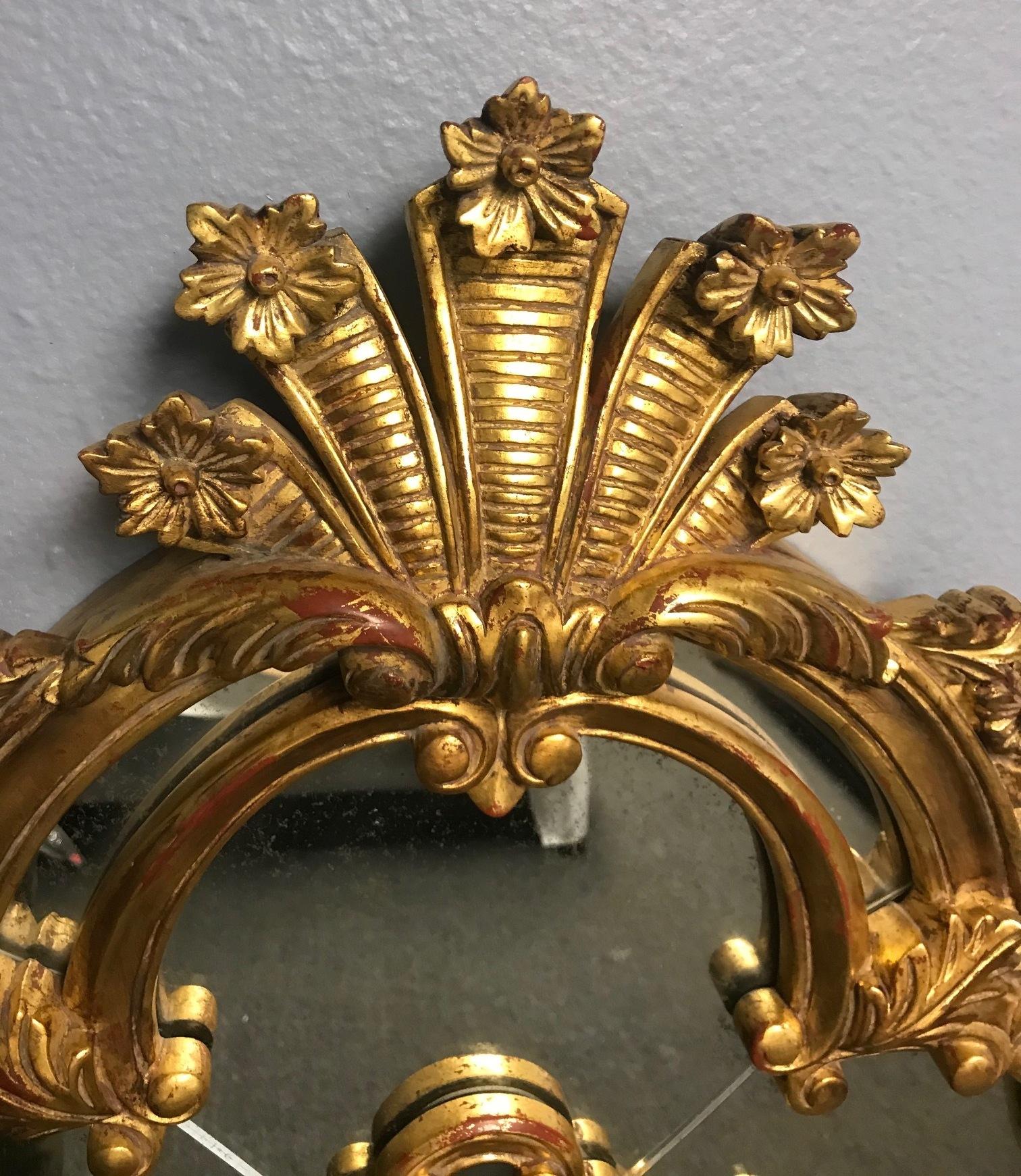 antique mirror headboard